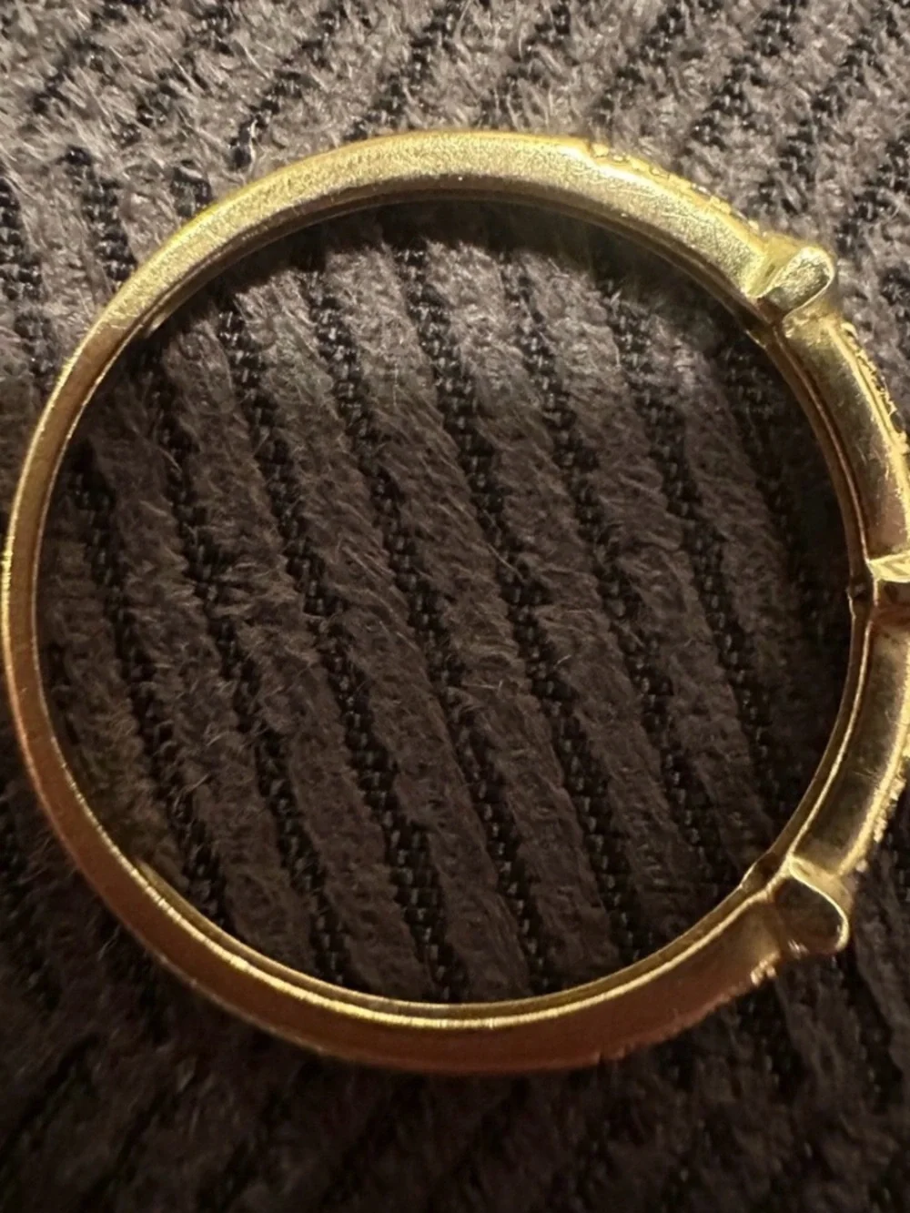 Cleo Diamond 18K yellow gold stacking ring - firm on price